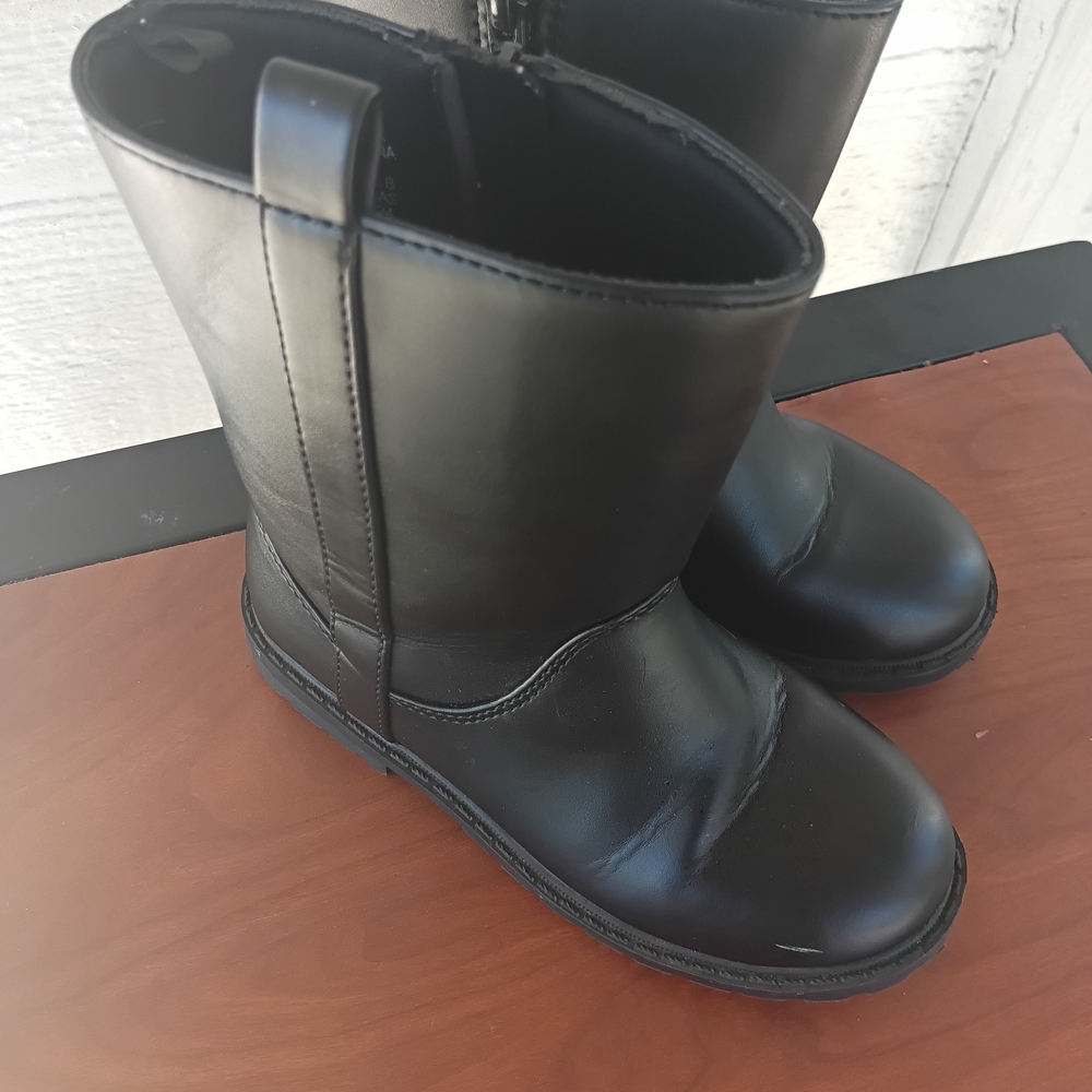 Black Leather Boots